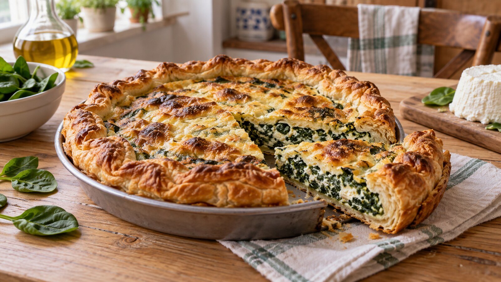 Torta salata ricotta e spinaci, immagine della ricetta di Torta salata ricotta e spinaci